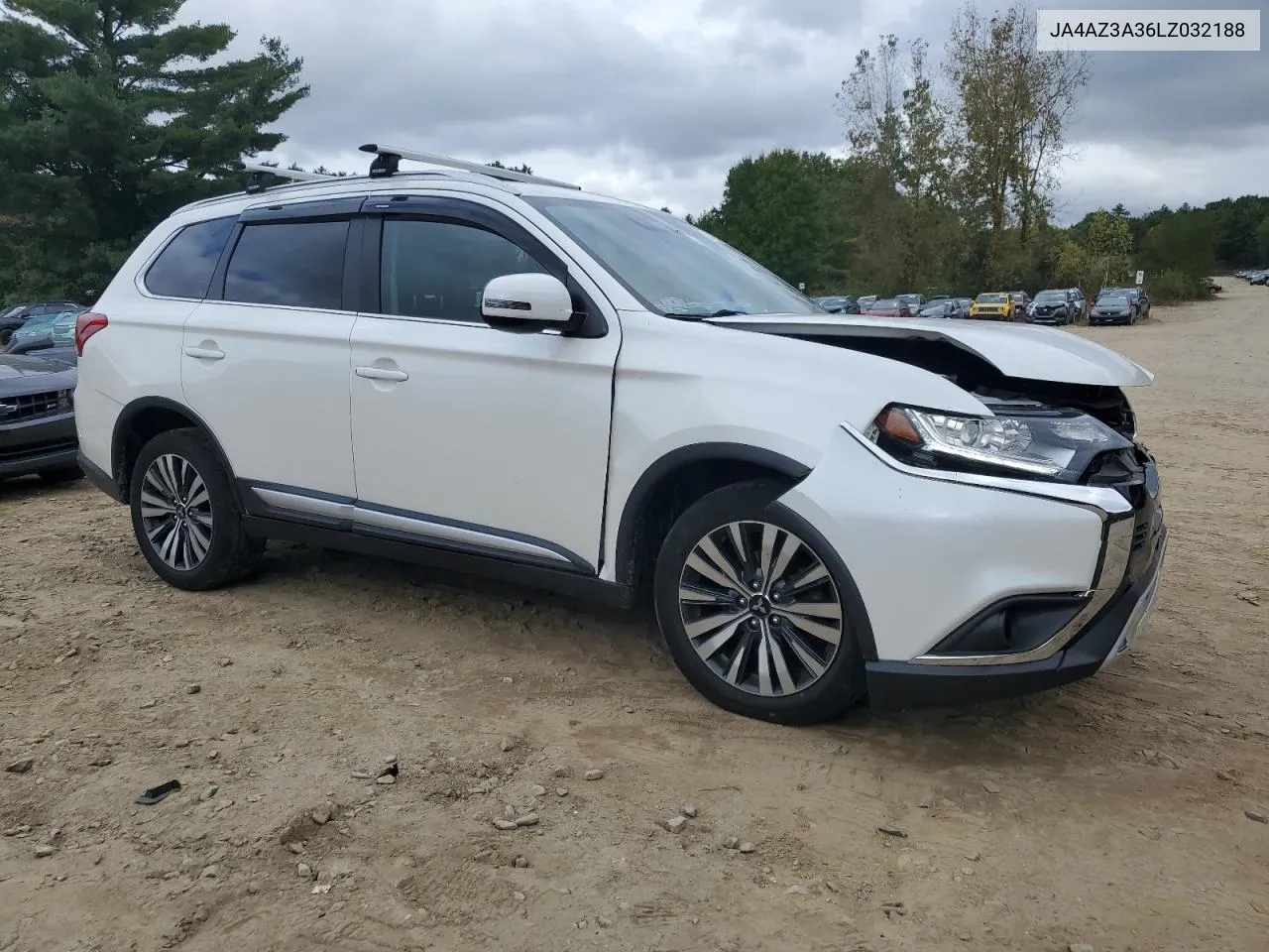 2020 Mitsubishi Outlander Se VIN: JA4AZ3A36LZ032188 Lot: 74263444