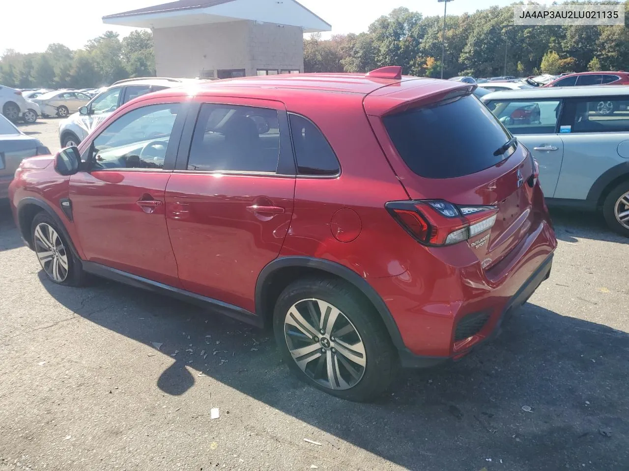 2020 Mitsubishi Outlander Sport Es VIN: JA4AP3AU2LU021135 Lot: 74884754