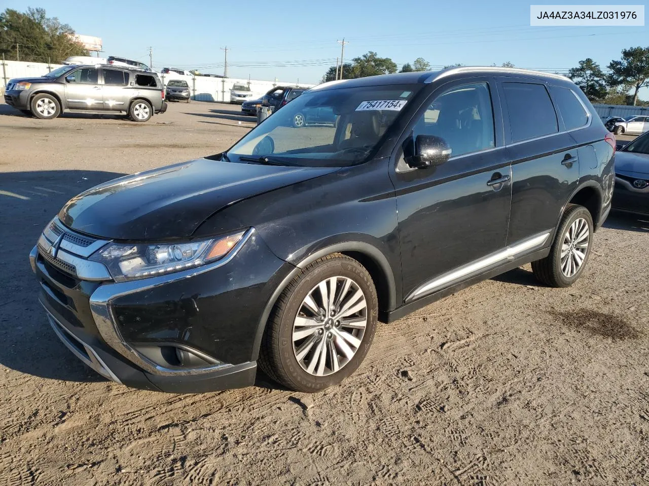 2020 Mitsubishi Outlander Se VIN: JA4AZ3A34LZ031976 Lot: 75417154