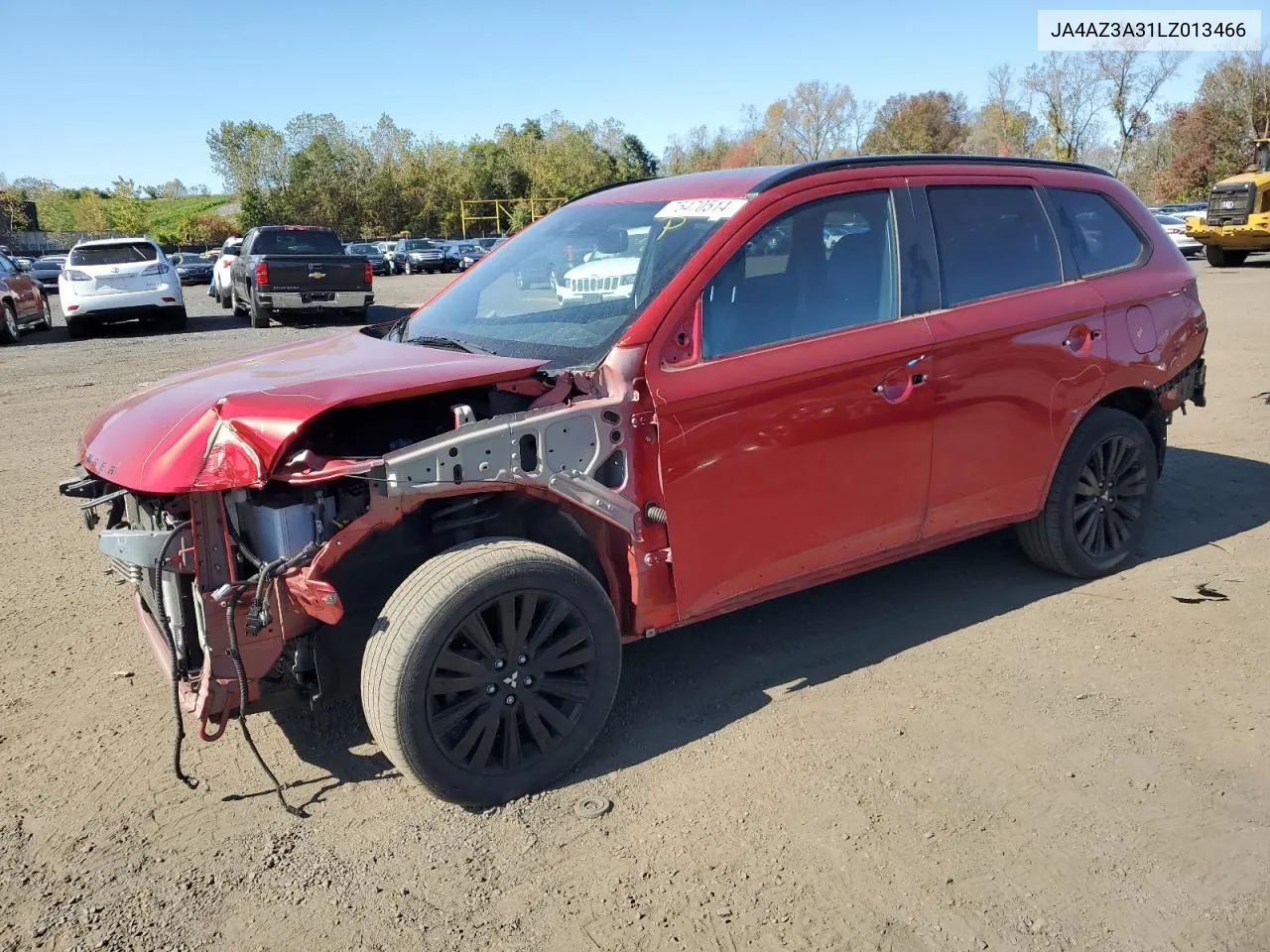 2020 Mitsubishi Outlander Se VIN: JA4AZ3A31LZ013466 Lot: 75470514