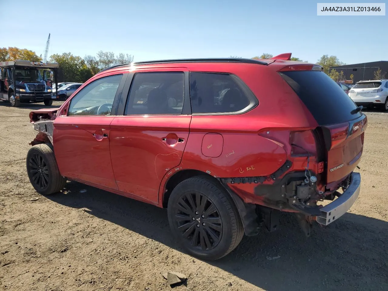 2020 Mitsubishi Outlander Se VIN: JA4AZ3A31LZ013466 Lot: 75470514