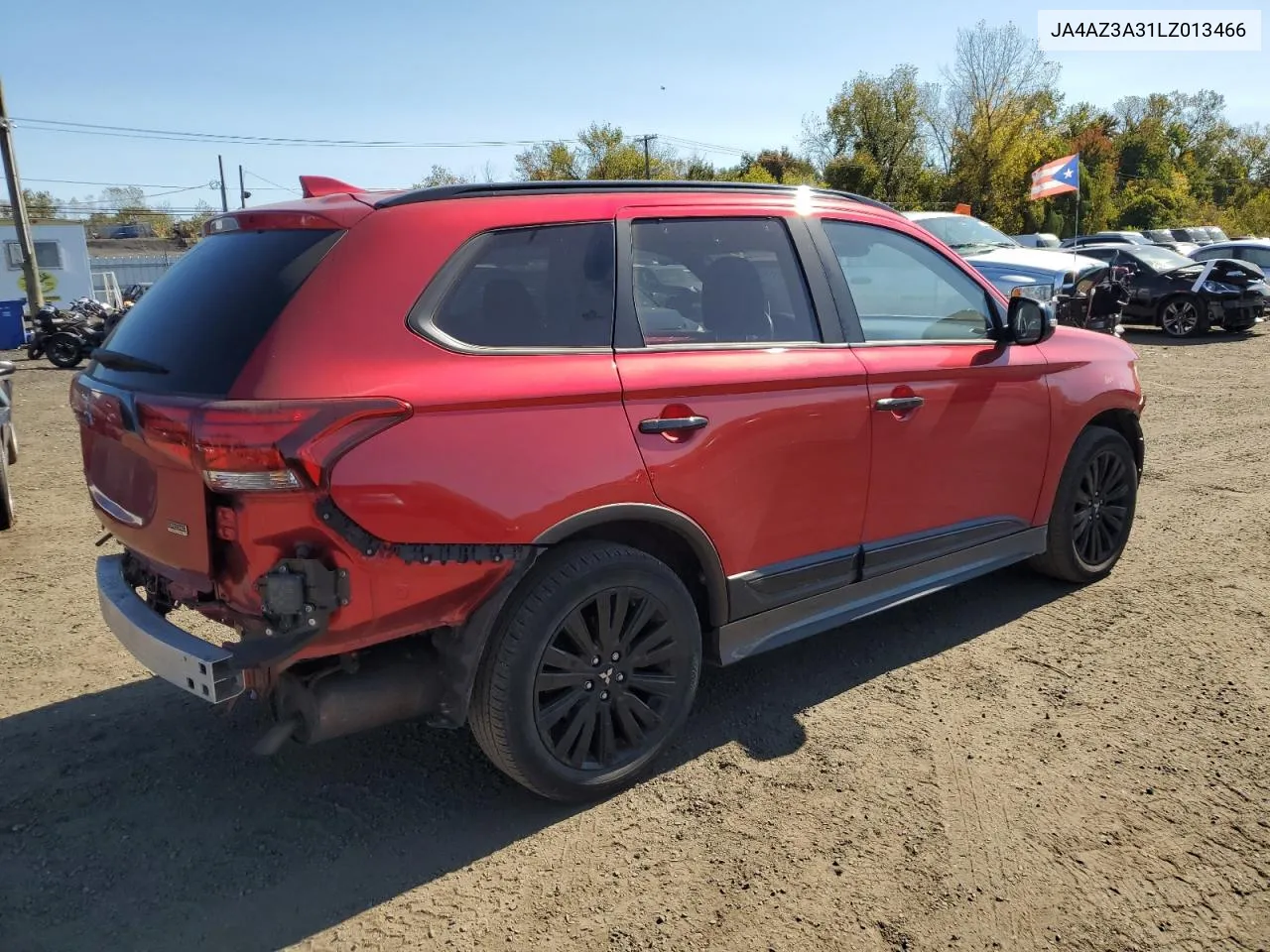 2020 Mitsubishi Outlander Se VIN: JA4AZ3A31LZ013466 Lot: 75470514