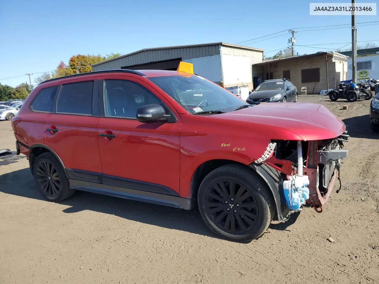 2020 Mitsubishi Outlander Se VIN: JA4AZ3A31LZ013466 Lot: 75470514