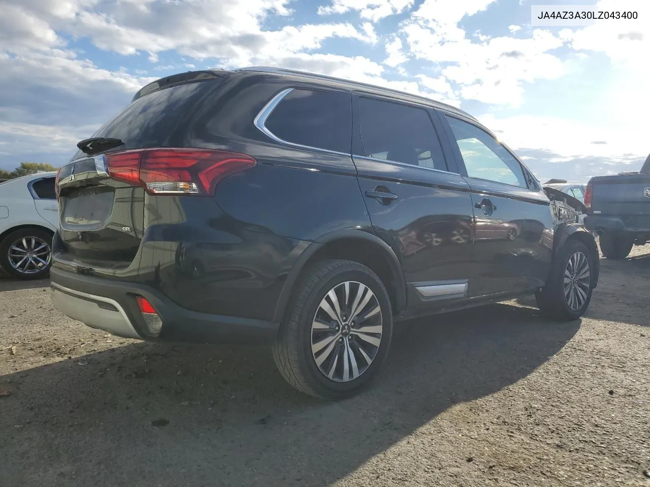 2020 Mitsubishi Outlander Se VIN: JA4AZ3A30LZ043400 Lot: 75551014