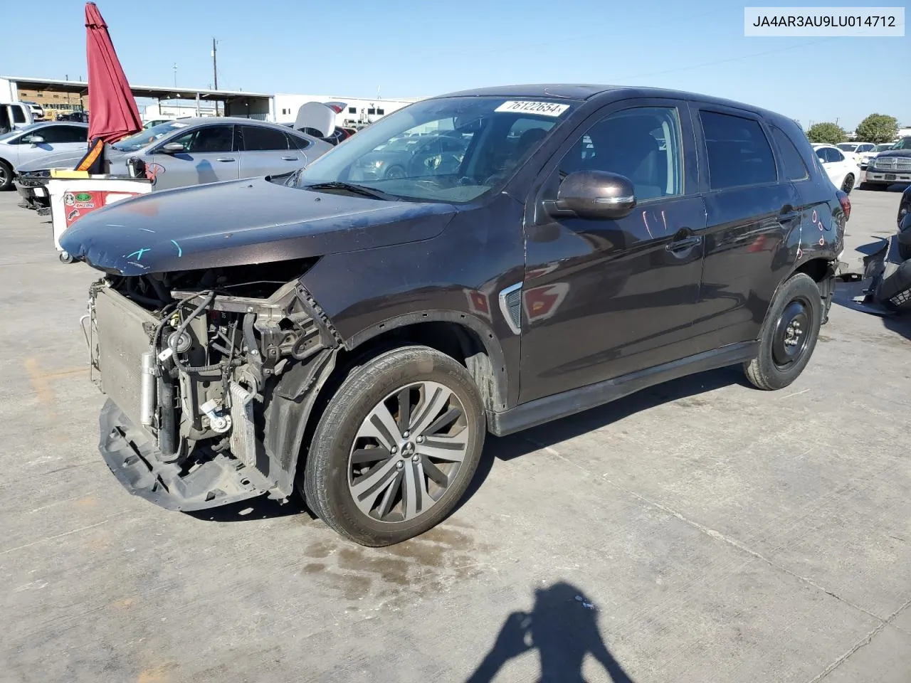 2020 Mitsubishi Outlander Sport Es VIN: JA4AR3AU9LU014712 Lot: 76122654