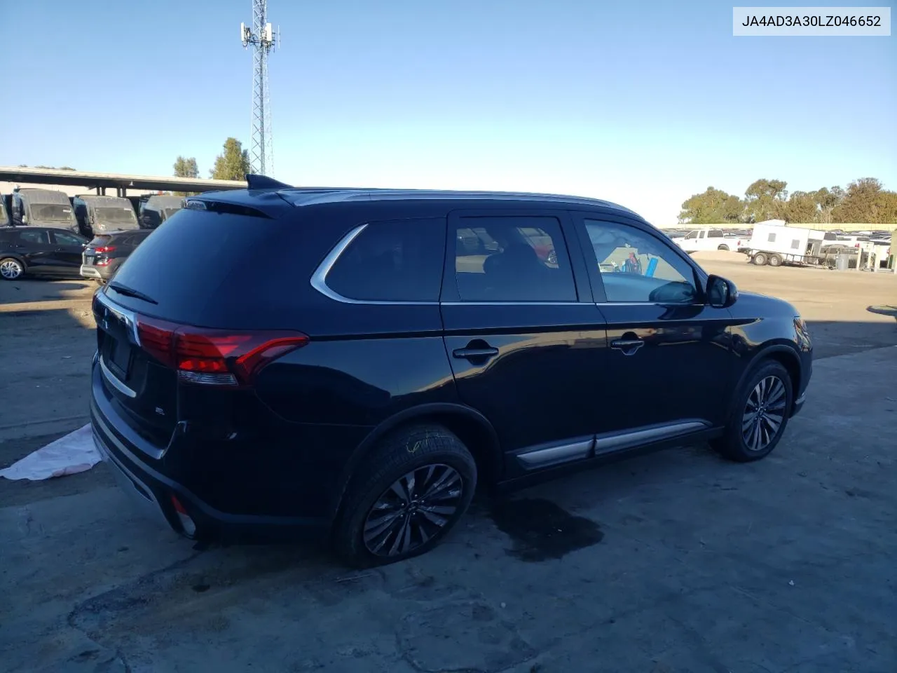 2020 Mitsubishi Outlander Se VIN: JA4AD3A30LZ046652 Lot: 76162634