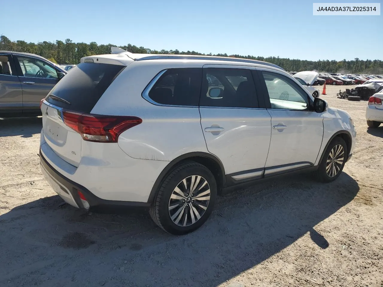 2020 Mitsubishi Outlander Se VIN: JA4AD3A37LZ025314 Lot: 76256434