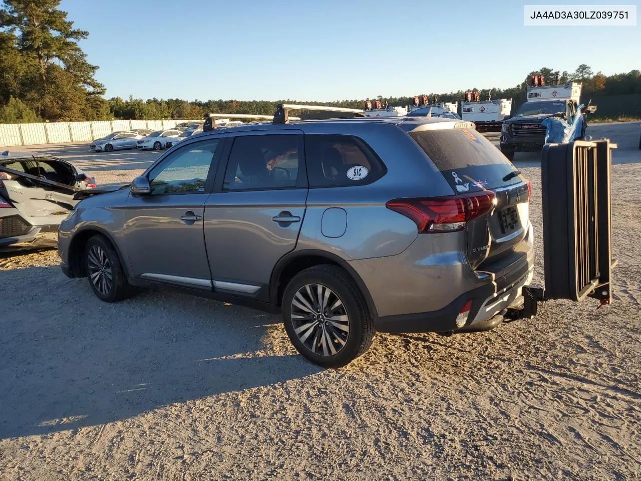 2020 Mitsubishi Outlander Se VIN: JA4AD3A30LZ039751 Lot: 76678934