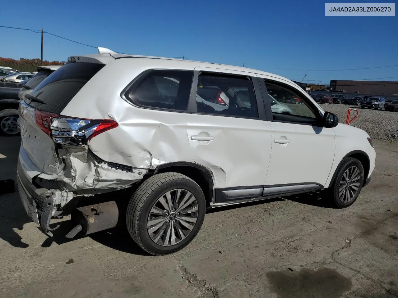 2020 Mitsubishi Outlander Es VIN: JA4AD2A33LZ006270 Lot: 76775634