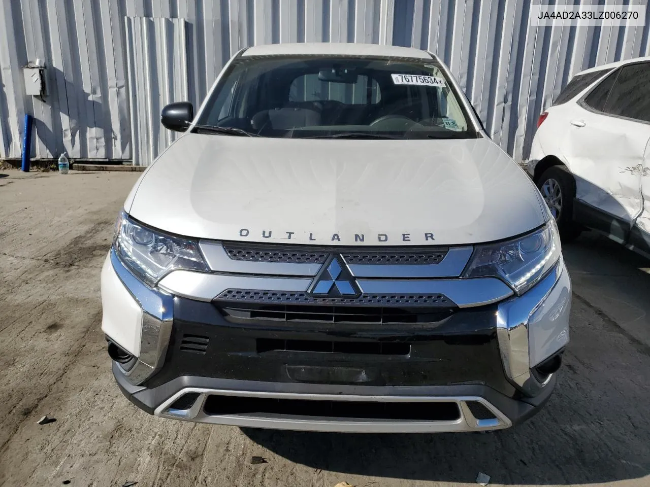 2020 Mitsubishi Outlander Es VIN: JA4AD2A33LZ006270 Lot: 76775634