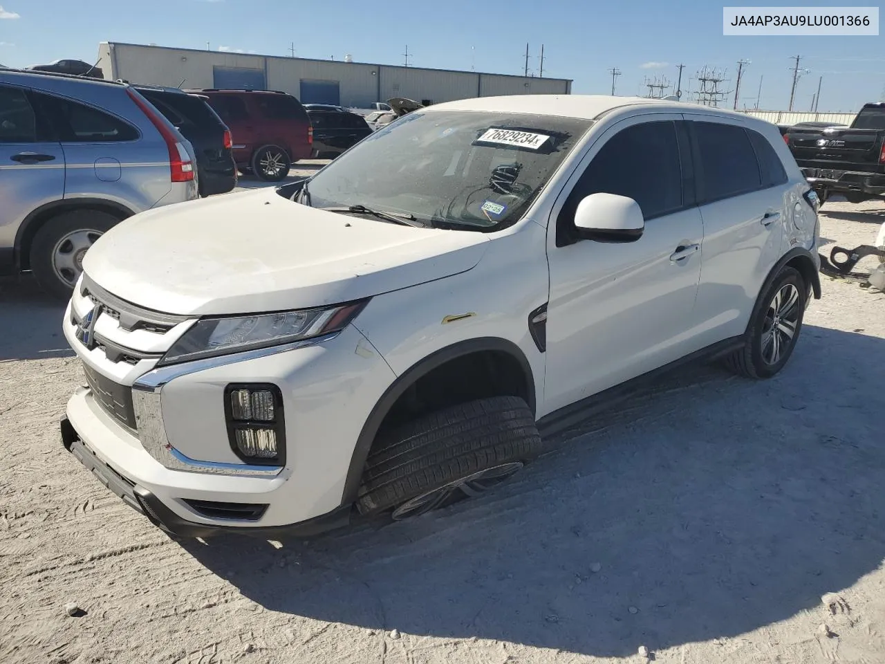 2020 Mitsubishi Outlander Sport Es VIN: JA4AP3AU9LU001366 Lot: 76829234