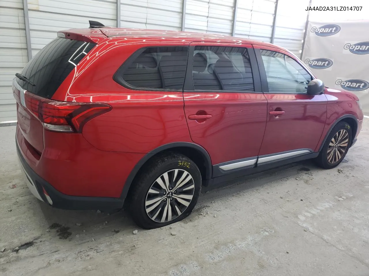 2020 Mitsubishi Outlander Es VIN: JA4AD2A31LZ014707 Lot: 77097664