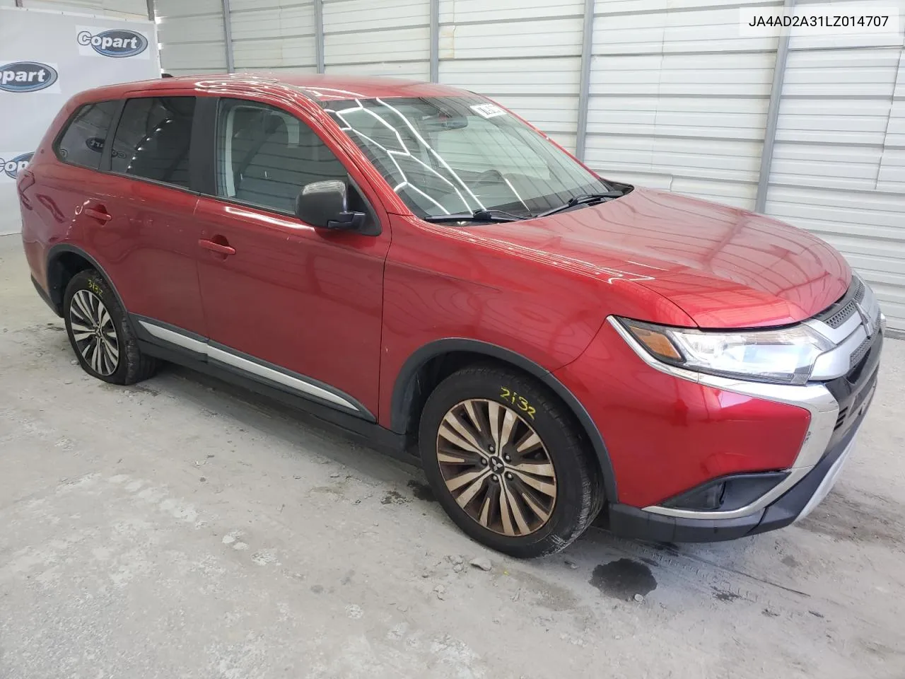 2020 Mitsubishi Outlander Es VIN: JA4AD2A31LZ014707 Lot: 77097664