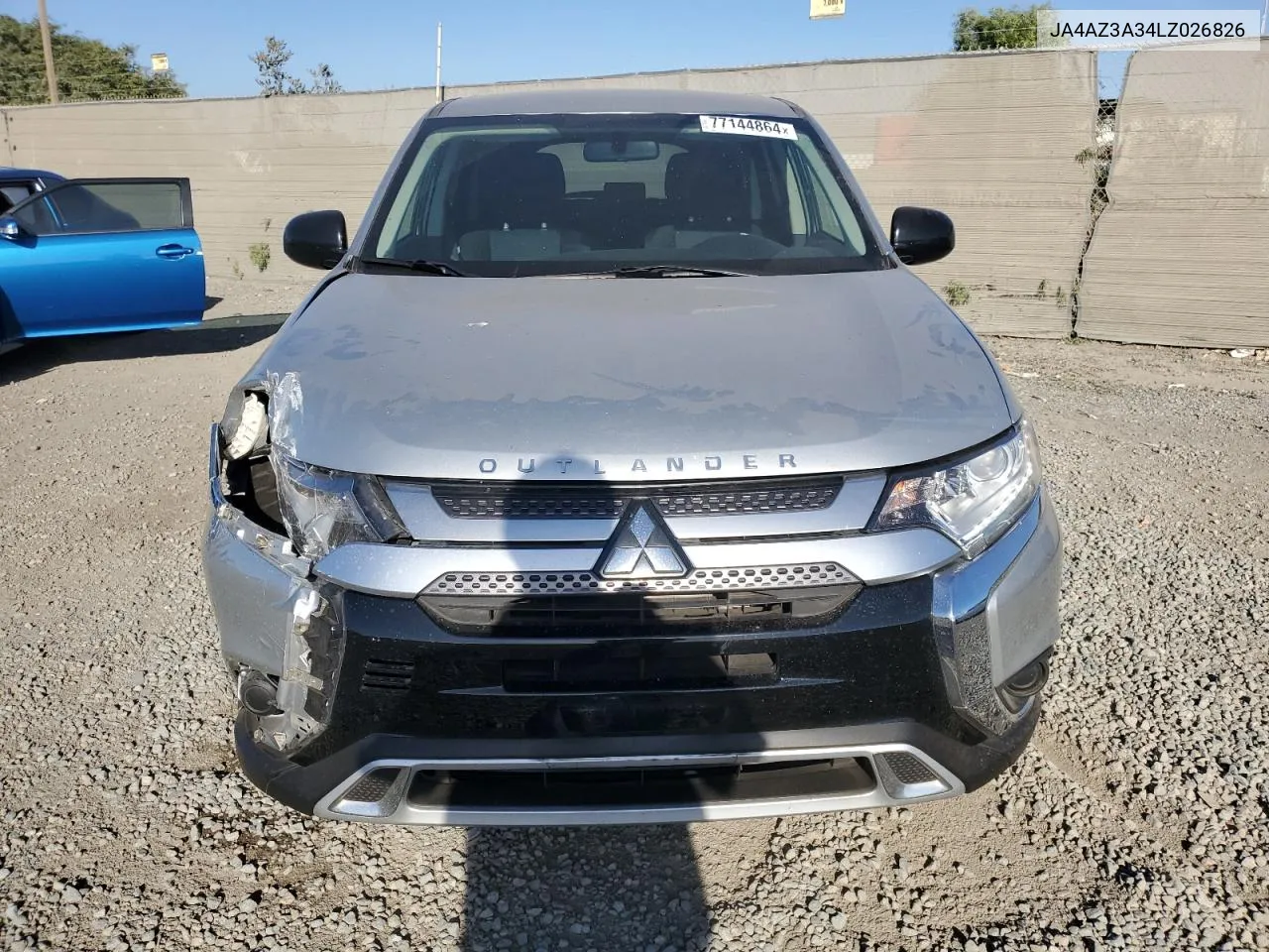 2020 Mitsubishi Outlander Se VIN: JA4AZ3A34LZ026826 Lot: 77144864