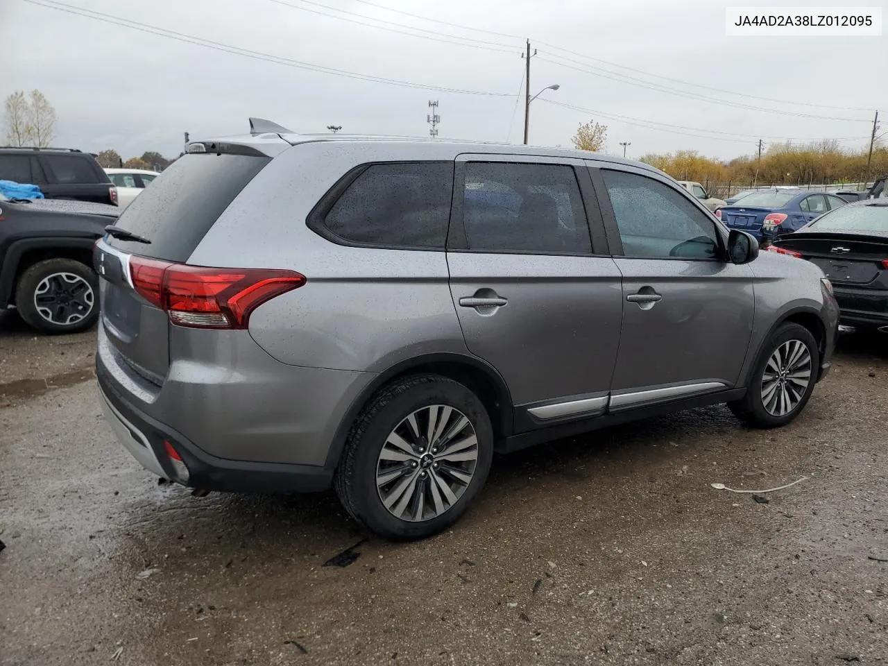 2020 Mitsubishi Outlander Es VIN: JA4AD2A38LZ012095 Lot: 77618374