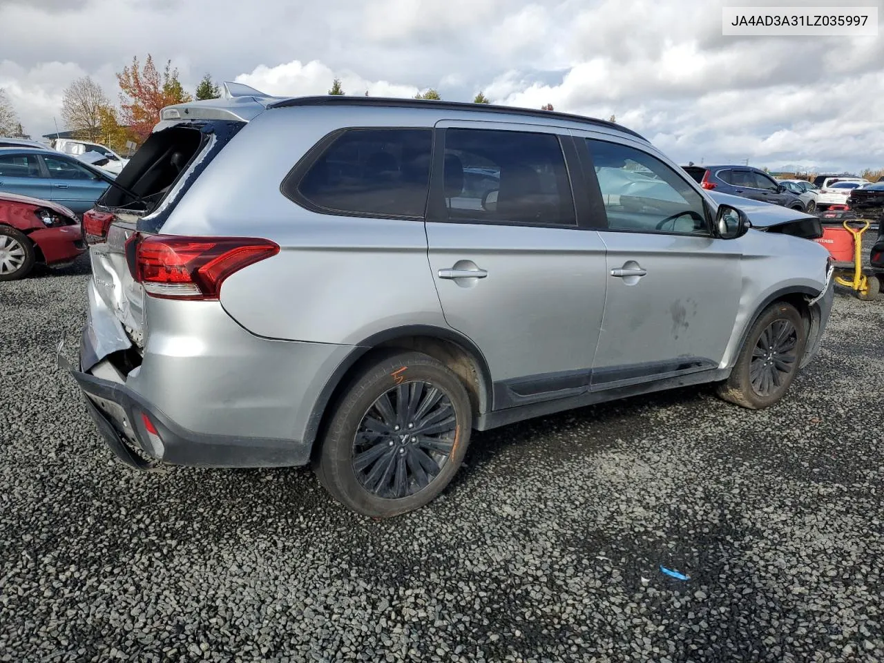 2020 Mitsubishi Outlander Se VIN: JA4AD3A31LZ035997 Lot: 77866364