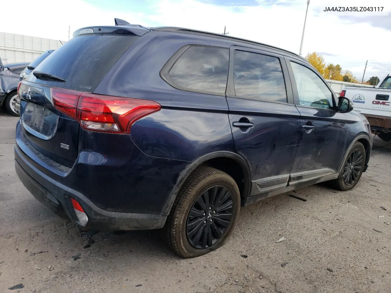 2020 Mitsubishi Outlander Se VIN: JA4AZ3A35LZ043117 Lot: 78043334