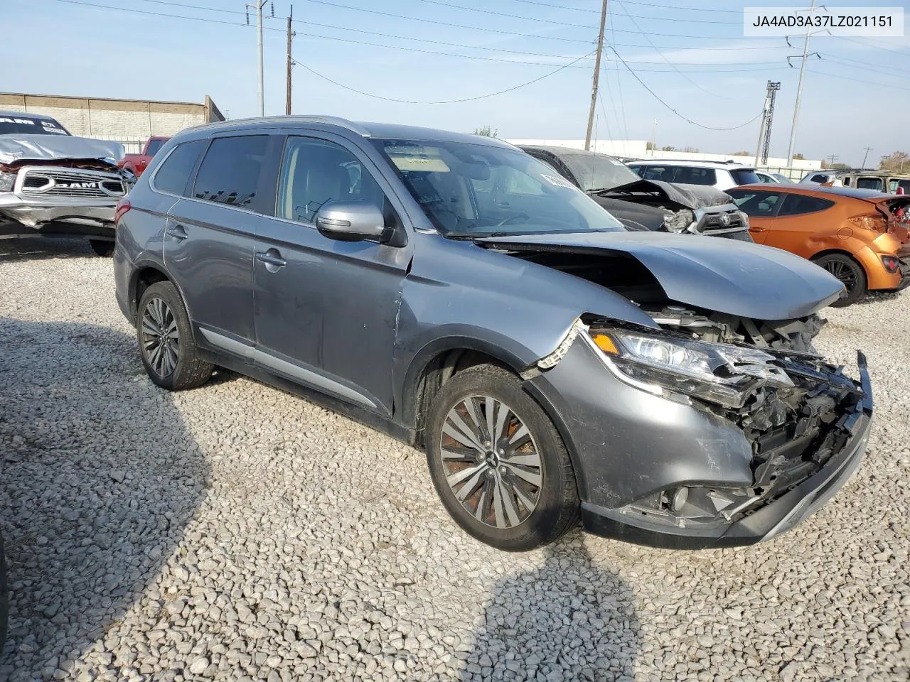 2020 Mitsubishi Outlander Se VIN: JA4AD3A37LZ021151 Lot: 78086804