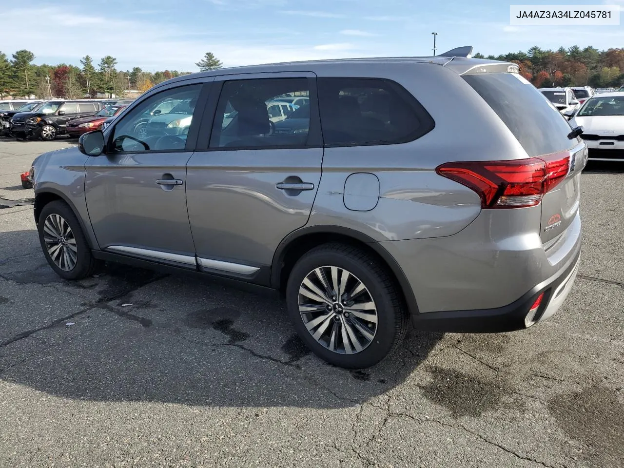 2020 Mitsubishi Outlander Se VIN: JA4AZ3A34LZ045781 Lot: 78106554