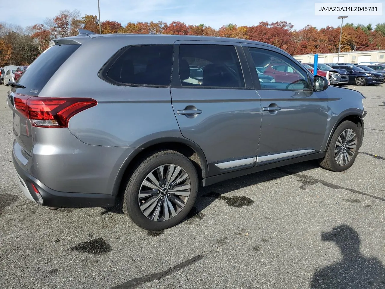 2020 Mitsubishi Outlander Se VIN: JA4AZ3A34LZ045781 Lot: 78106554