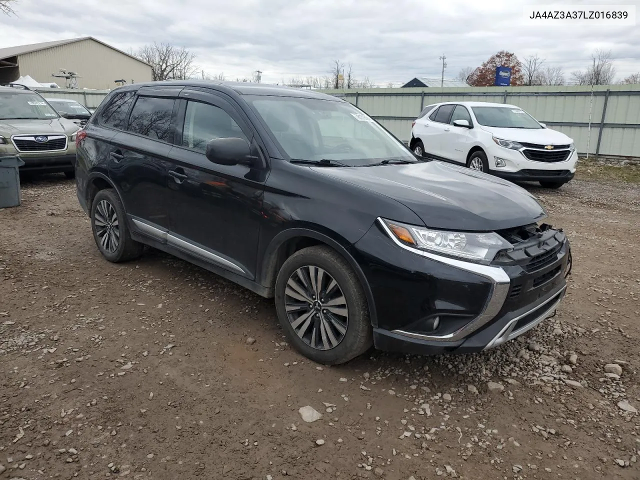 2020 Mitsubishi Outlander Se VIN: JA4AZ3A37LZ016839 Lot: 78139094