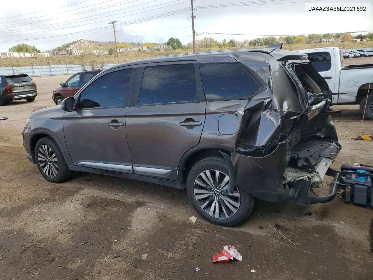 2020 Mitsubishi Outlander Se VIN: JA4AZ3A36LZ021692 Lot: 78211404