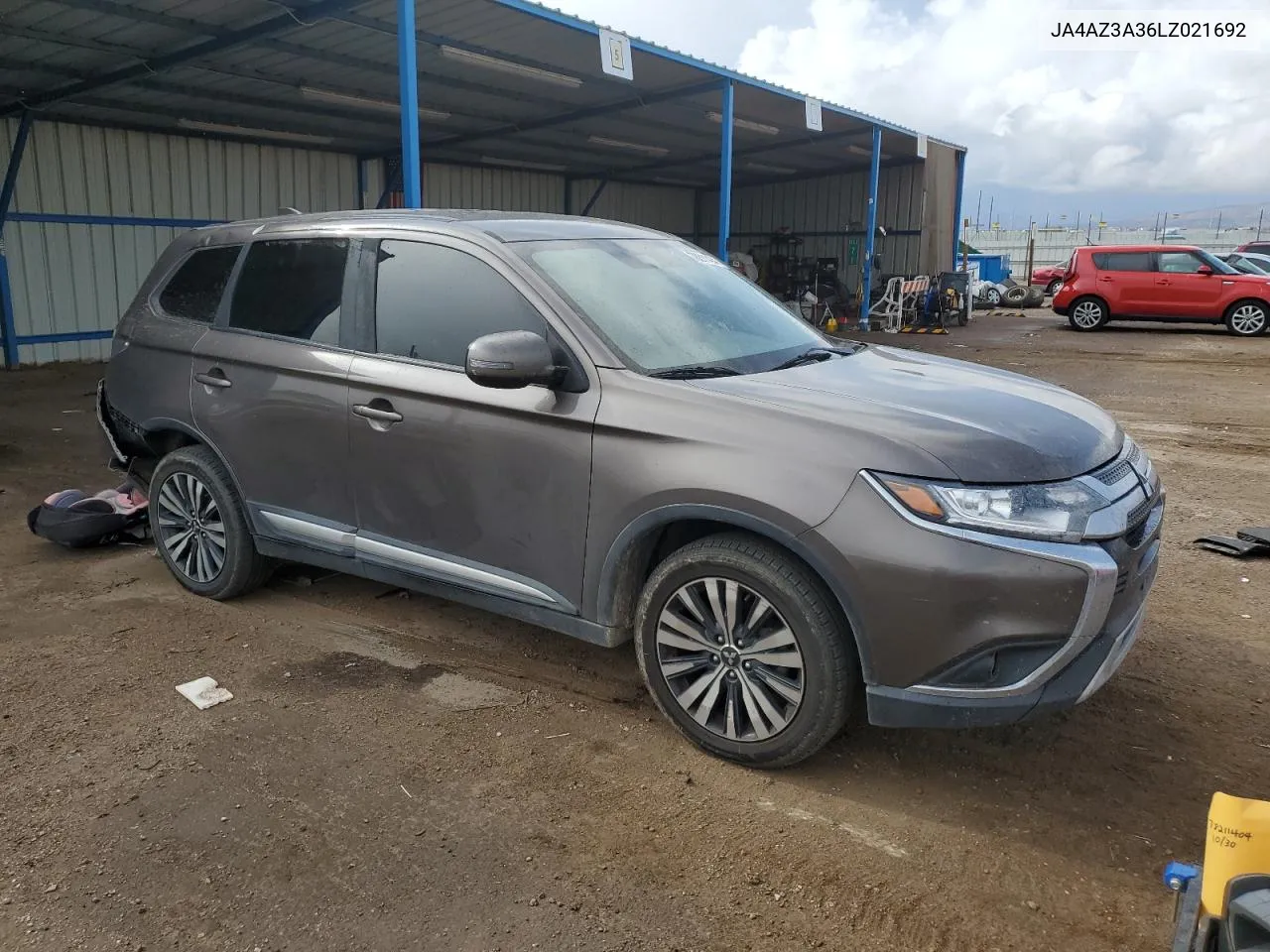 2020 Mitsubishi Outlander Se VIN: JA4AZ3A36LZ021692 Lot: 78211404