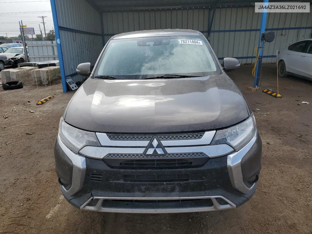 2020 Mitsubishi Outlander Se VIN: JA4AZ3A36LZ021692 Lot: 78211404