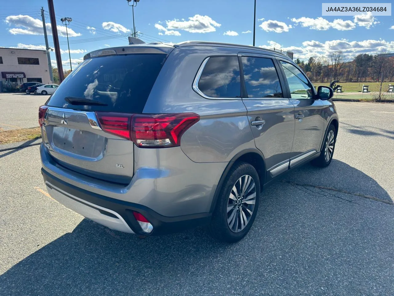 2020 Mitsubishi Outlander VIN: JA4AZ3A36LZ034684 Lot: 78320044