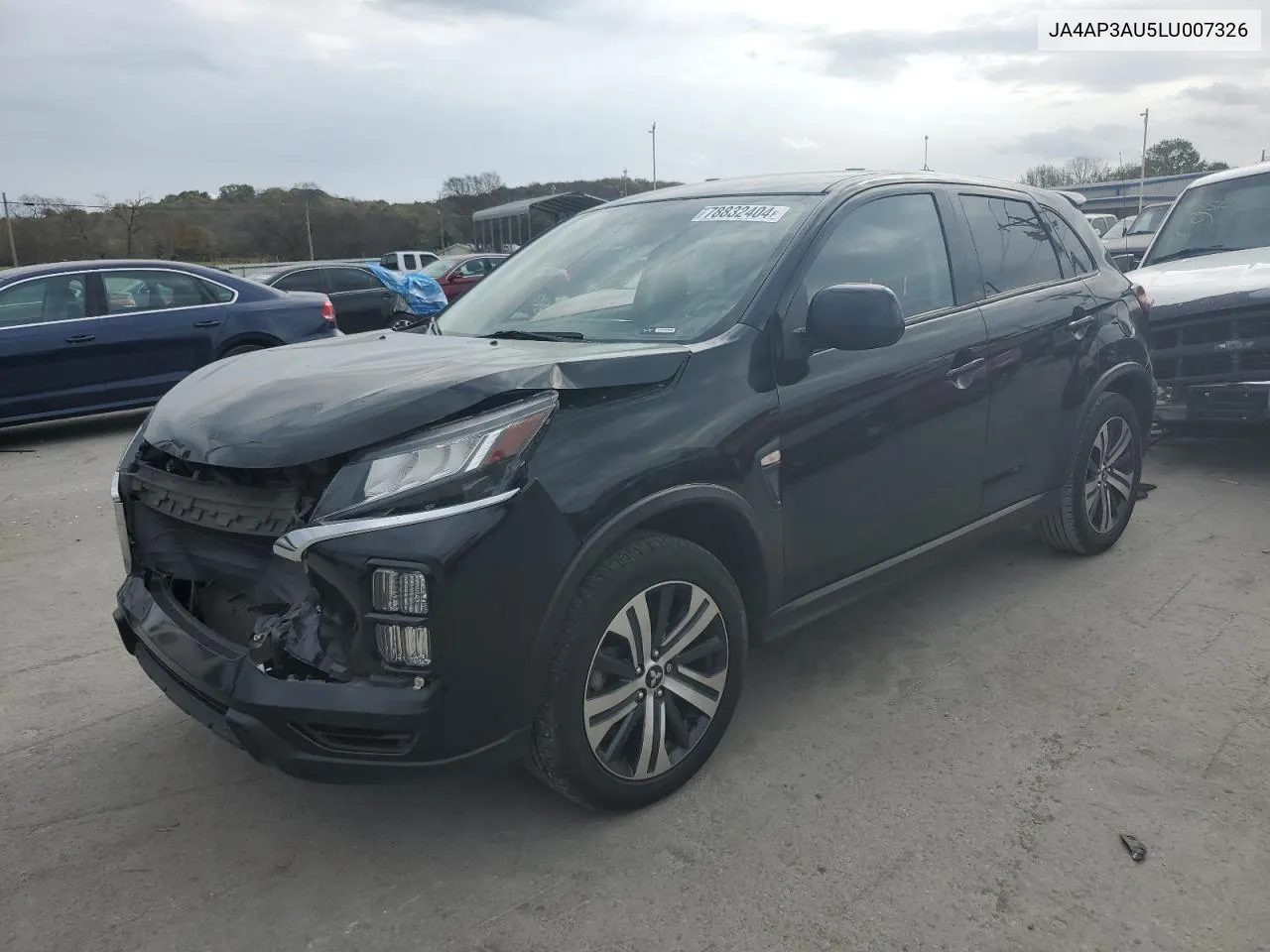 2020 Mitsubishi Outlander Sport Es VIN: JA4AP3AU5LU007326 Lot: 78832404