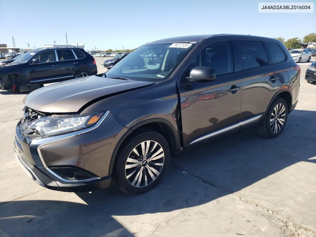 2020 Mitsubishi Outlander Es VIN: JA4AD2A38LZ016034 Lot: 79072134