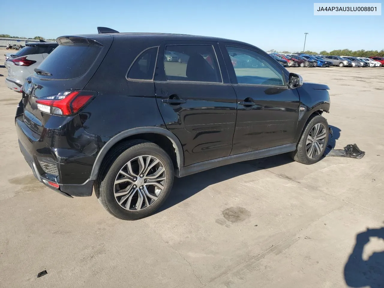 2020 Mitsubishi Outlander Sport Es VIN: JA4AP3AU3LU008801 Lot: 79222424