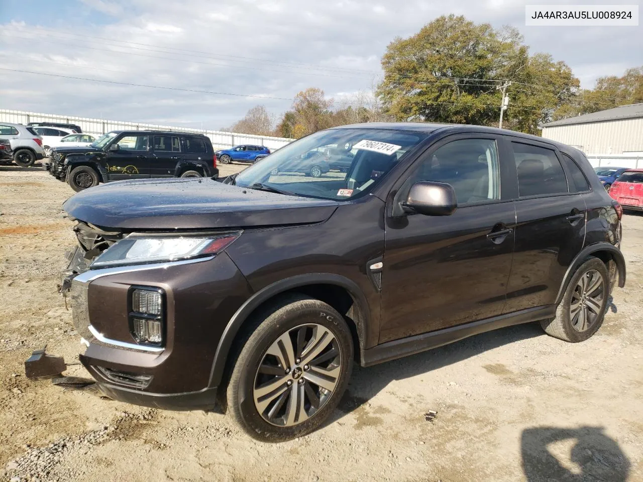 2020 Mitsubishi Outlander Sport Es VIN: JA4AR3AU5LU008924 Lot: 79607314