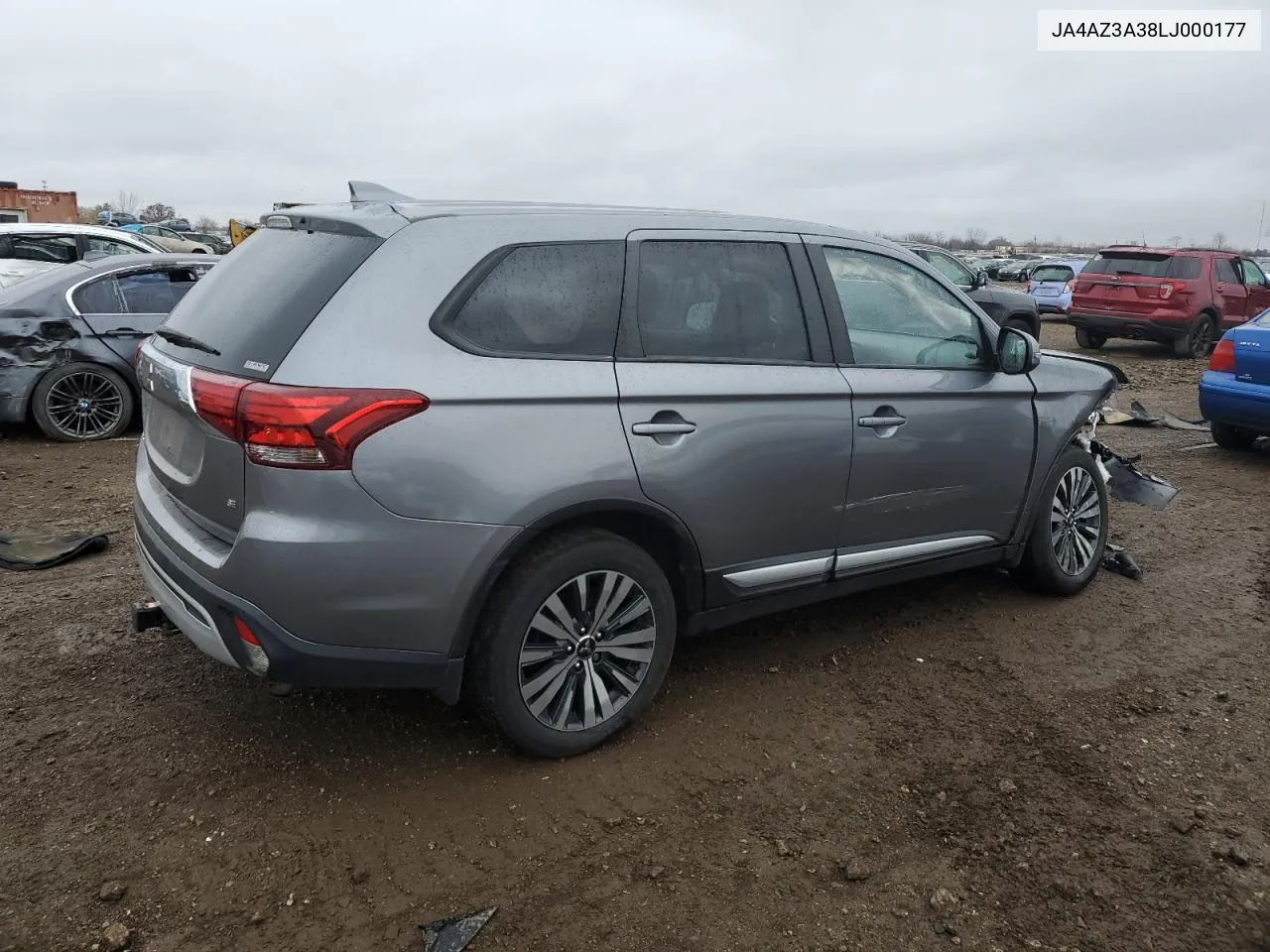 2020 Mitsubishi Outlander Se VIN: JA4AZ3A38LJ000177 Lot: 80361664