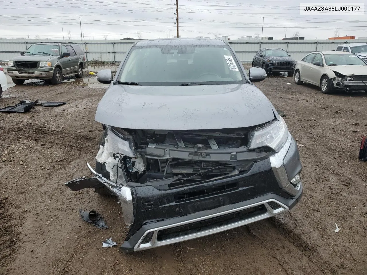 2020 Mitsubishi Outlander Se VIN: JA4AZ3A38LJ000177 Lot: 80361664