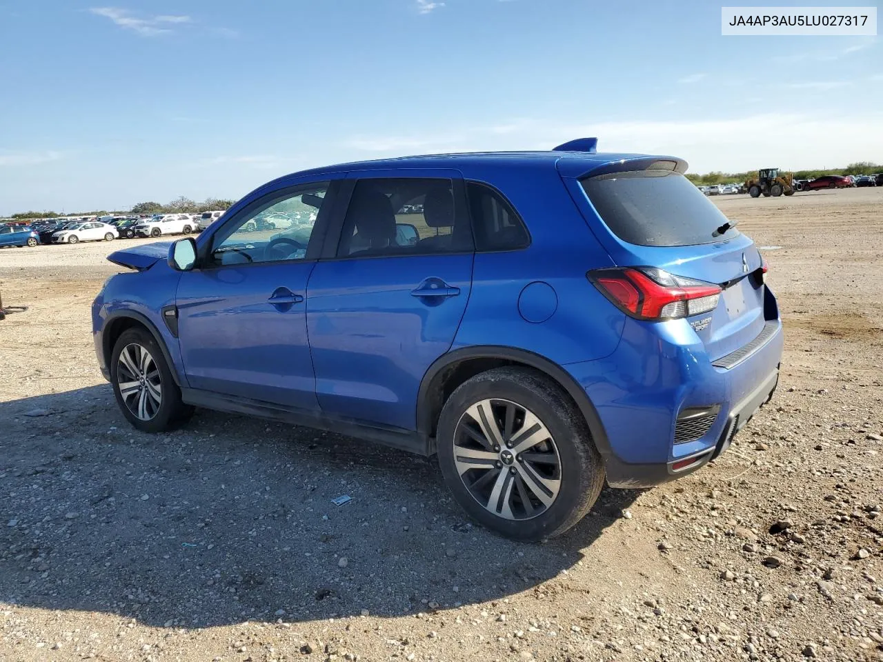 2020 Mitsubishi Outlander Sport Es VIN: JA4AP3AU5LU027317 Lot: 81389114