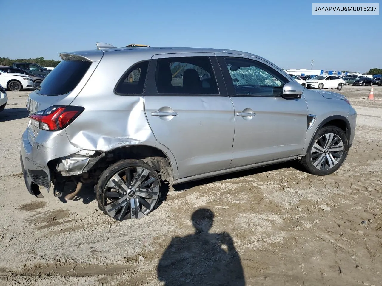 2021 Mitsubishi Outlander Sport Se VIN: JA4APVAU6MU015237 Lot: 43534194