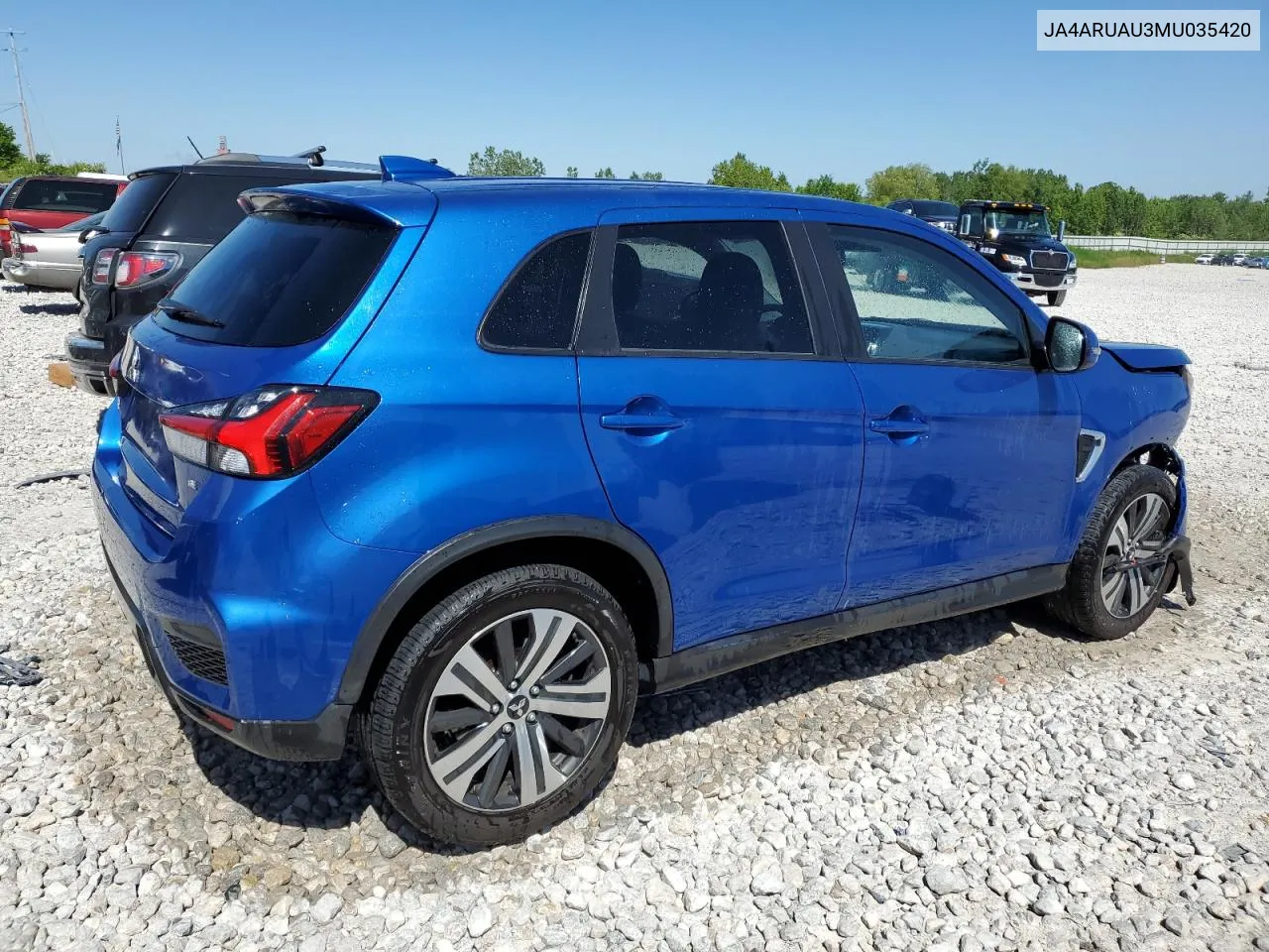 JA4ARUAU3MU035420 2021 Mitsubishi Outlander Sport Es