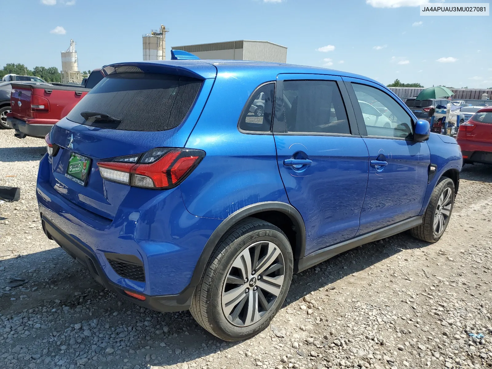 2021 Mitsubishi Outlander Sport Es VIN: JA4APUAU3MU027081 Lot: 62690544