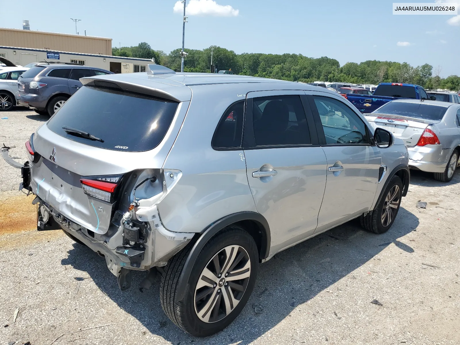 2021 Mitsubishi Outlander Sport Es VIN: JA4ARUAU5MU026248 Lot: 63474464