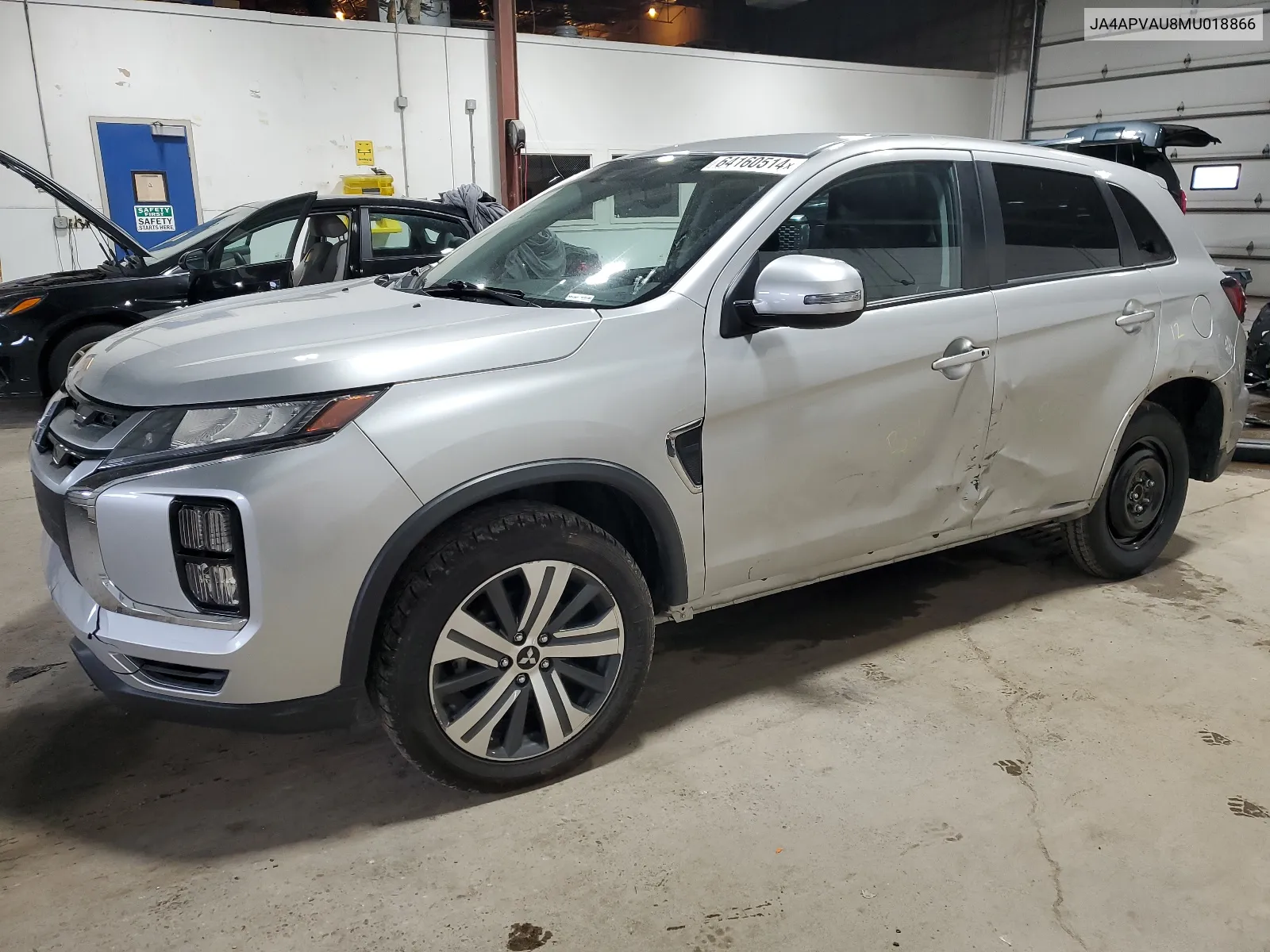 2021 Mitsubishi Outlander Sport Se VIN: JA4APVAU8MU018866 Lot: 64160514