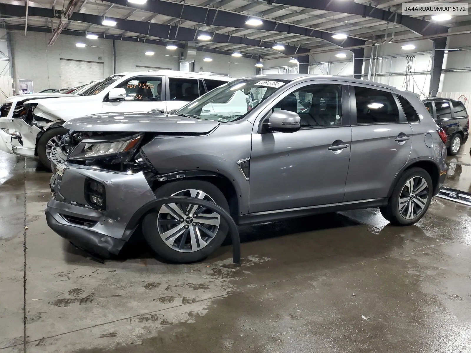 2021 Mitsubishi Outlander Sport Es VIN: JA4ARUAU9MU015172 Lot: 66615104