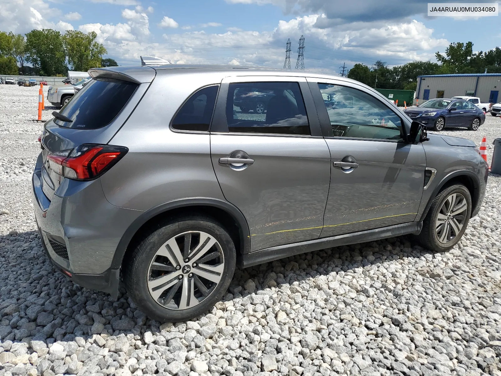 2021 Mitsubishi Outlander Sport Es VIN: JA4ARUAU0MU034080 Lot: 67140364