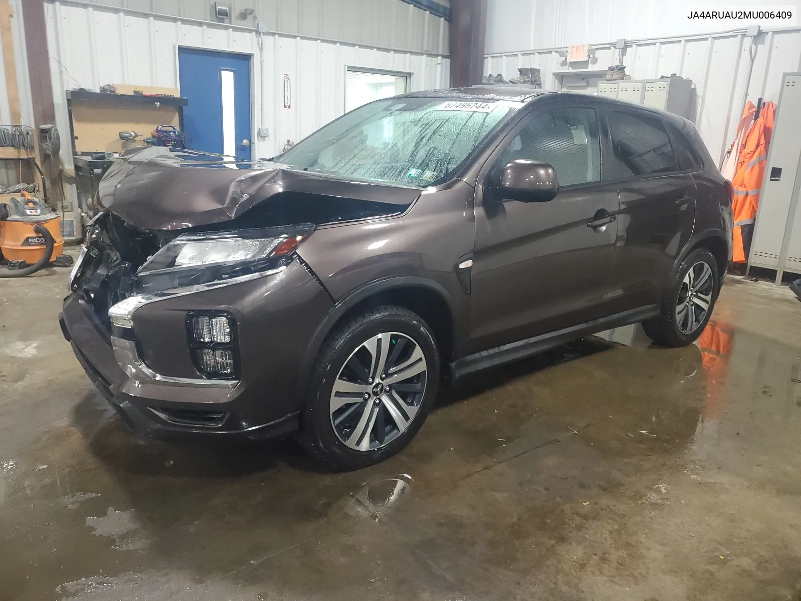 2021 Mitsubishi Outlander Sport Es VIN: JA4ARUAU2MU006409 Lot: 67496744