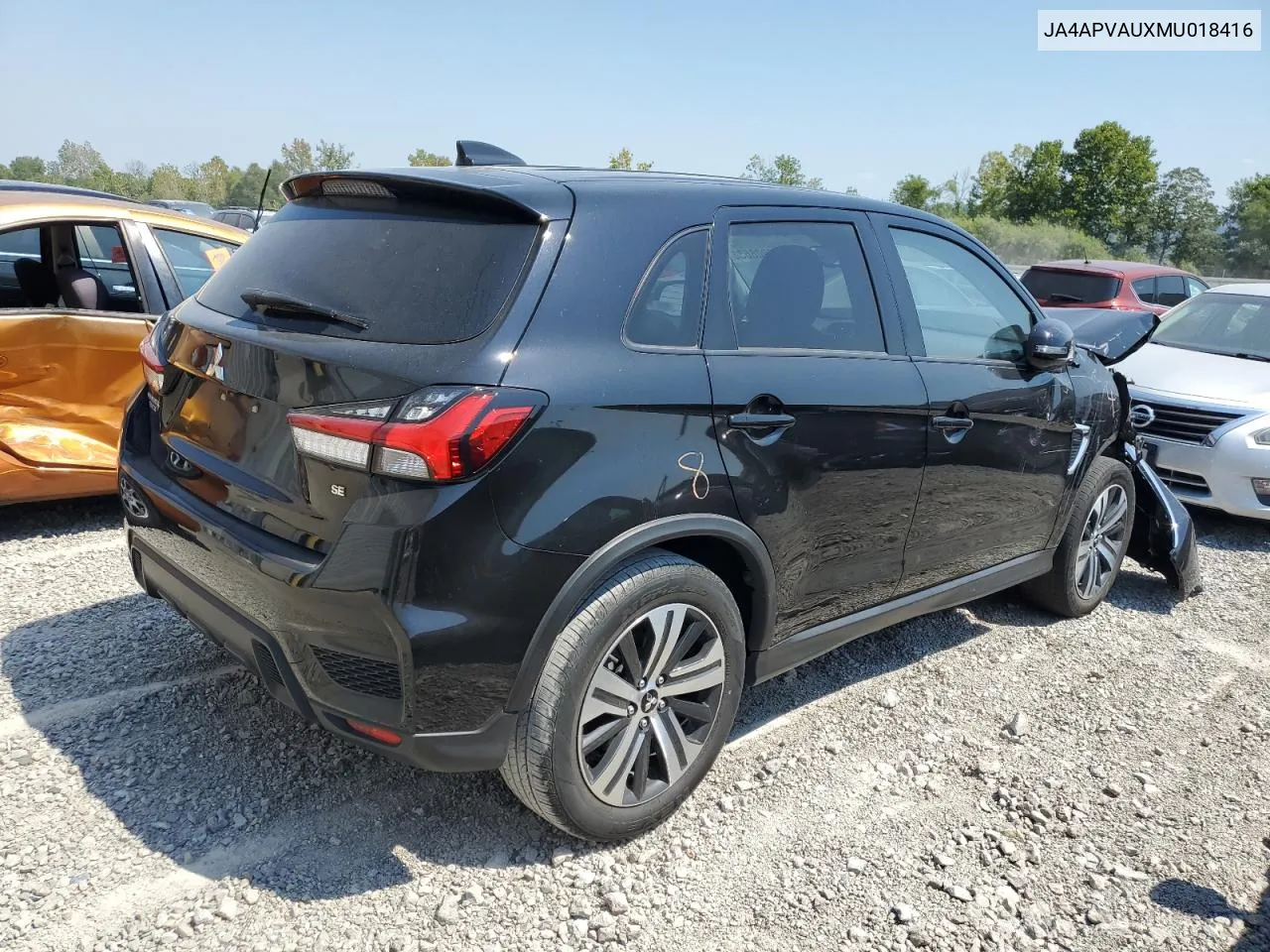 2021 Mitsubishi Outlander Sport Se VIN: JA4APVAUXMU018416 Lot: 69086334