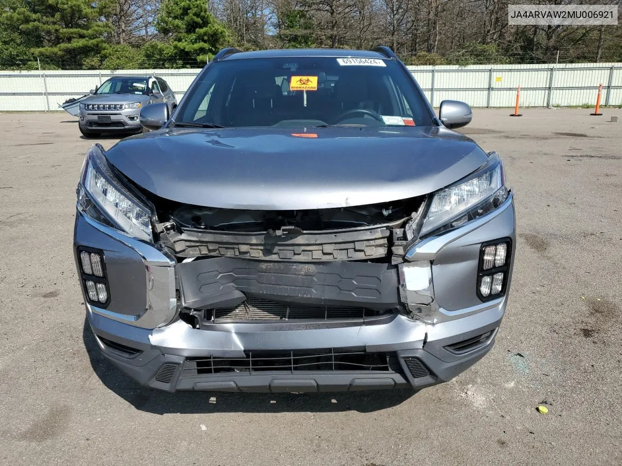 JA4ARVAW2MU006921 2021 Mitsubishi Outlander Sport Gt