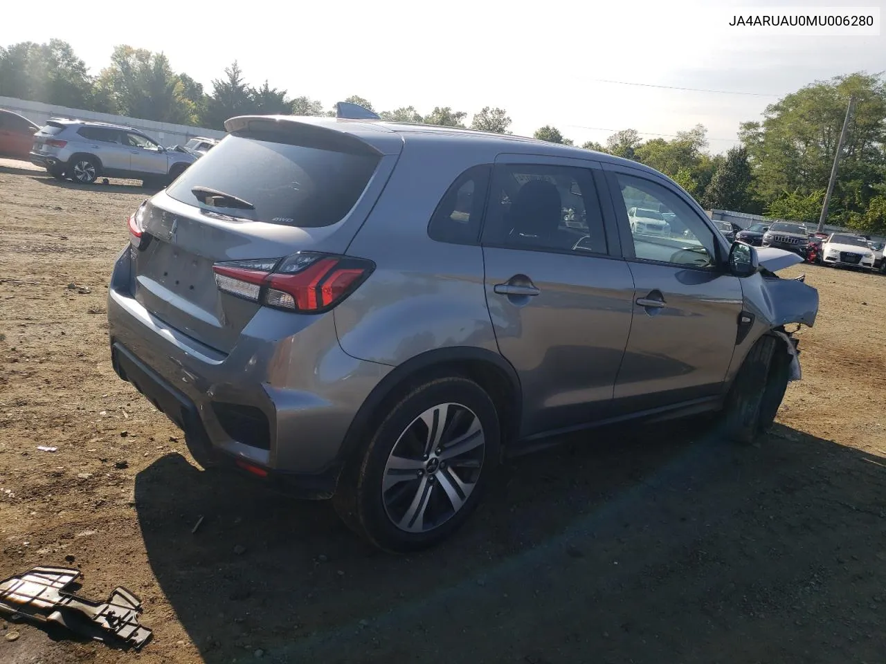 2021 Mitsubishi Outlander Sport Es VIN: JA4ARUAU0MU006280 Lot: 69839074