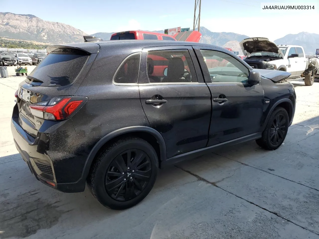 2021 Mitsubishi Outlander Sport Es VIN: JA4ARUAU9MU003314 Lot: 70713144