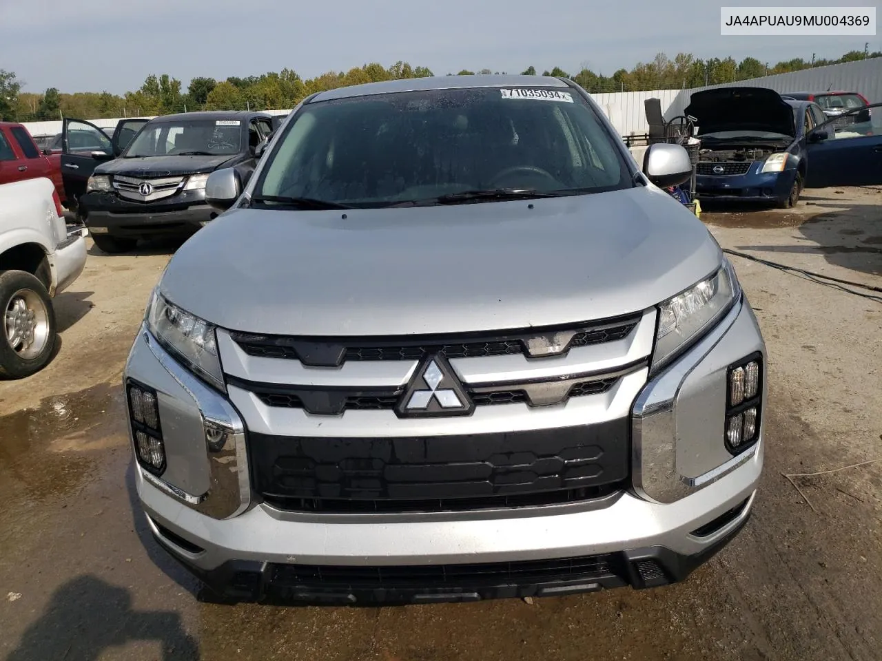 2021 Mitsubishi Outlander Sport Es VIN: JA4APUAU9MU004369 Lot: 71035094