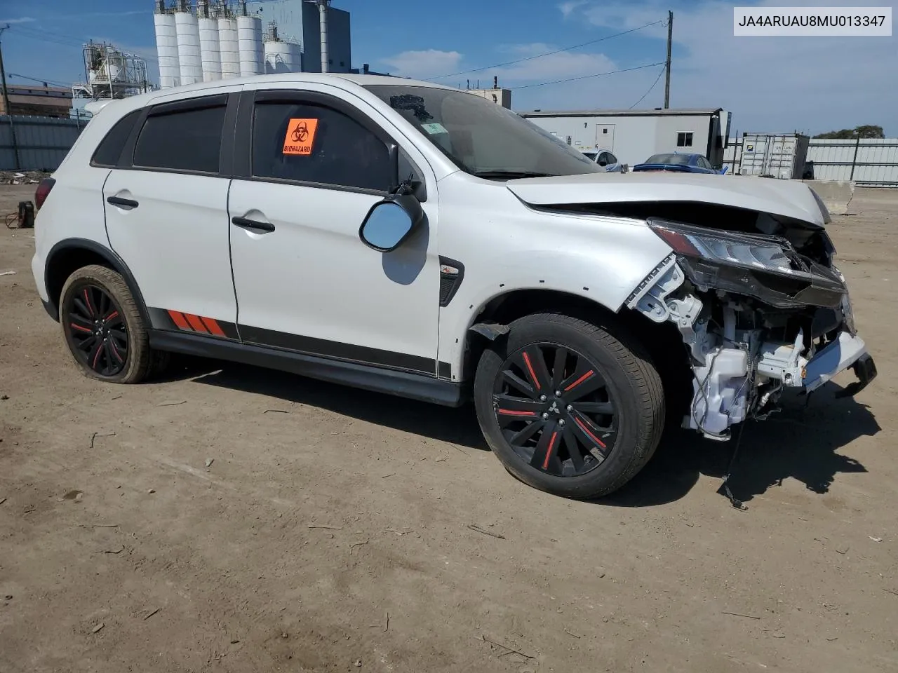 2021 Mitsubishi Outlander Sport Es VIN: JA4ARUAU8MU013347 Lot: 71469604